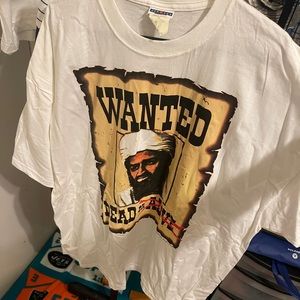 Osama Bin Laden wanted dead shirt